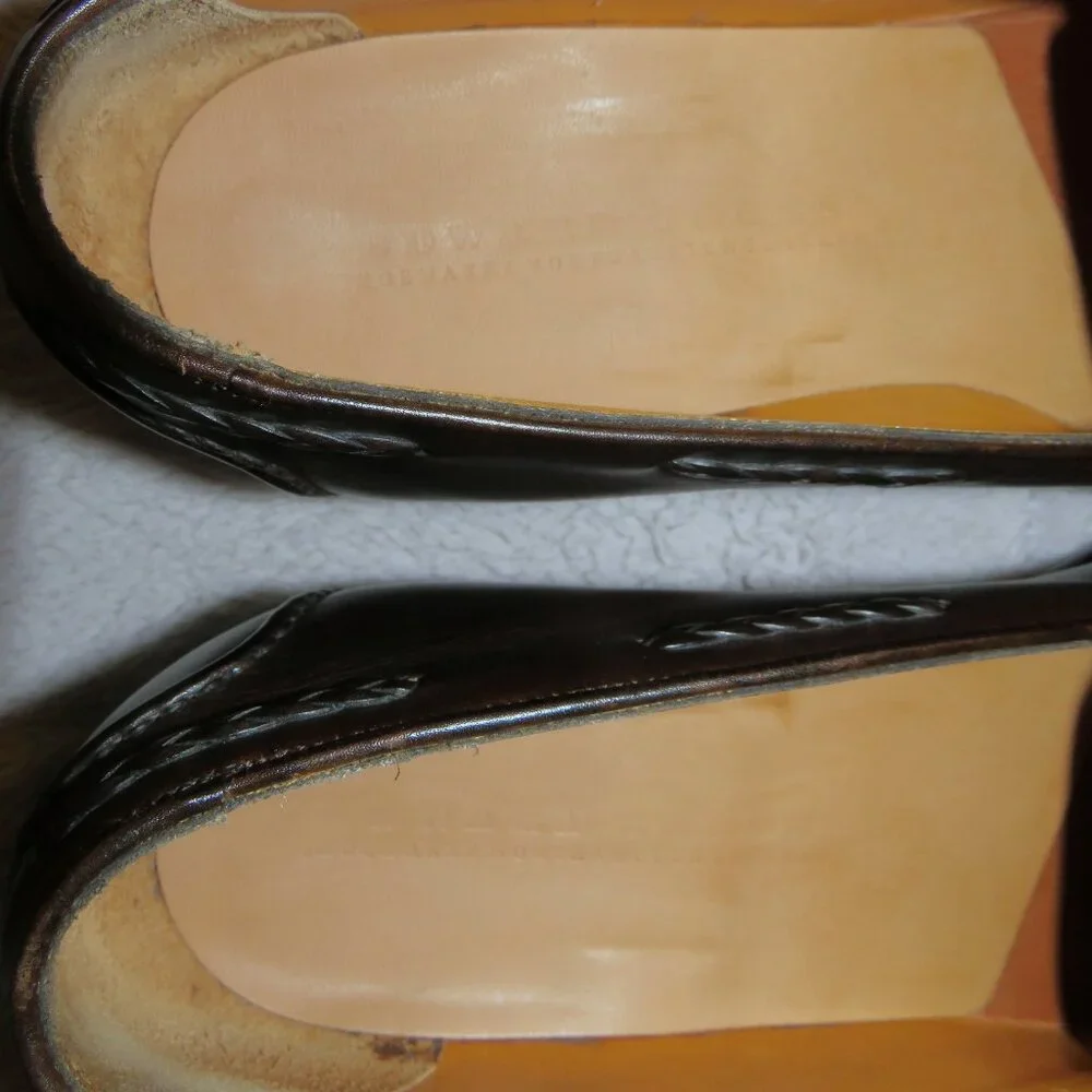 Edward Green Belgravia Dark Oak Antique Loafers 10.5 C NWB - Picture 12 of 15